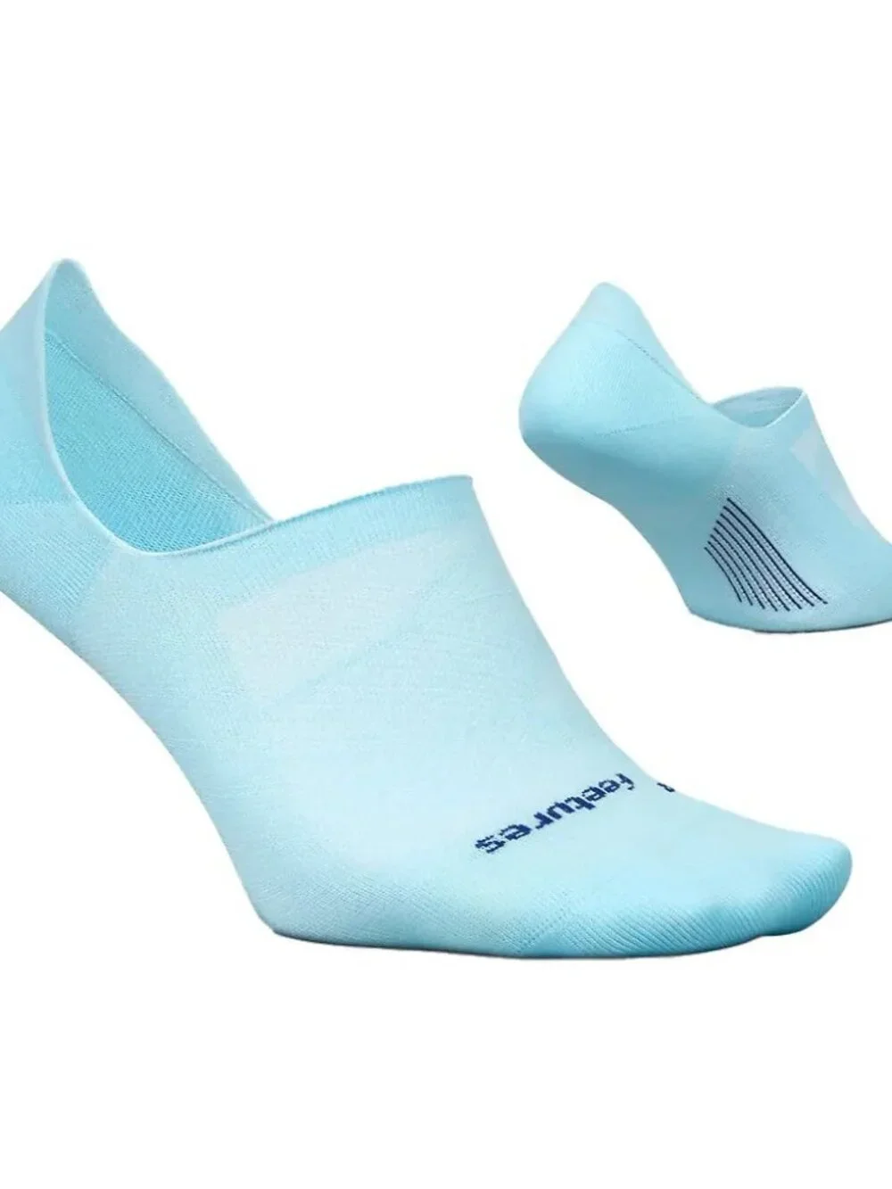Feetures Elite Ultra Light Invisible Socks Women's Medium NWT Blue Crystal